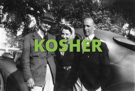 kosher meaning slang